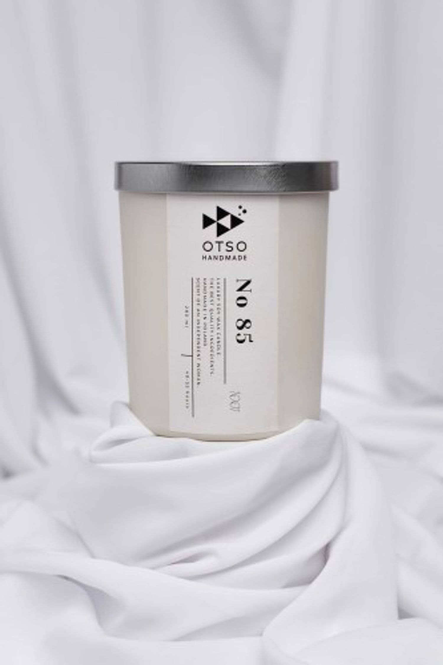 Świeca sojowa No 85 biała - świeca sojowa zapachowa WHITE 280 ml